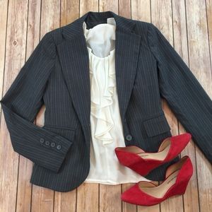 🥳2/$20🥳 NY&C Gray Double Button Blazer